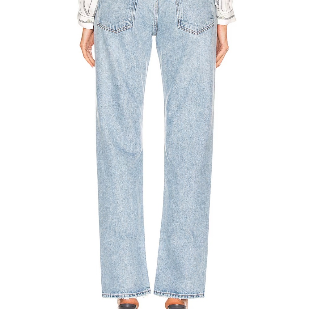 Agolde LANA Light Blue Straight Leg Jeans - Picture 8 of 9